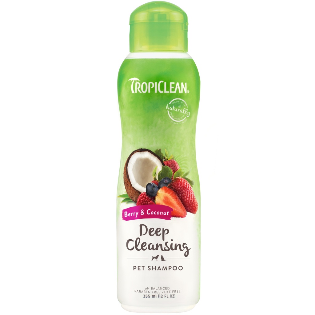 Shampoo Tropiclean De Fresa y Coco